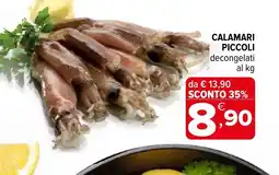 Iperal Calamari piccoli decongelati offerta