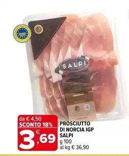 Iperal Prosciutto di norcia igp SALPI offerta