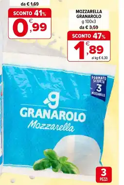 Iperal Mozzarella GRANAROLO offerta