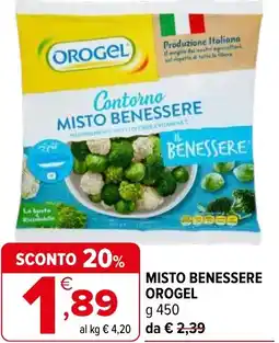 Iperal Misto benessere OROGEL offerta