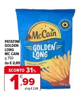 Iperal Patatine golden long MC CAIN offerta