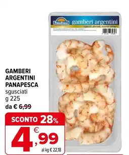 Iperal Gamberi argentini PANAPESCA offerta