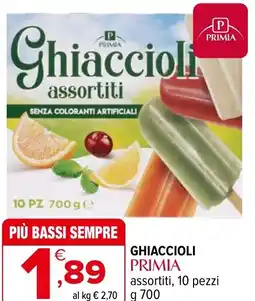 Iperal Ghiaccioli PRIMIA offerta