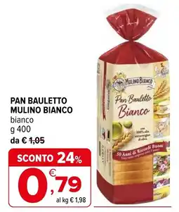 Iperal Pan bauletto MULINO BIANCO offerta