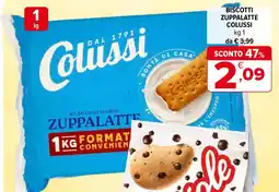 Iperal Biscotti zuppalatte COLUSSI offerta