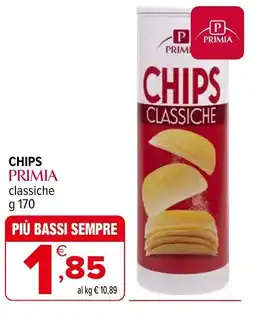 Iperal Chips PRIMIA classiche offerta