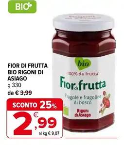 Iperal Fior di frutta bio RIGONI DI ASIAGO offerta