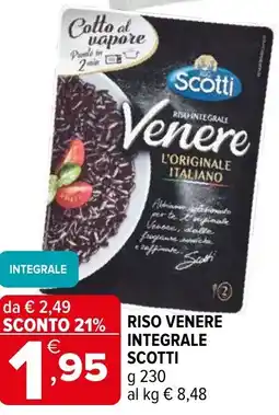 Iperal Riso venere integrale SCOTTI offerta