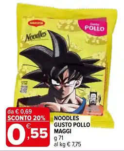Iperal Noodles gusto pollo MAGGI offerta