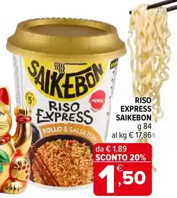 Iperal Riso express SAIKEBON offerta