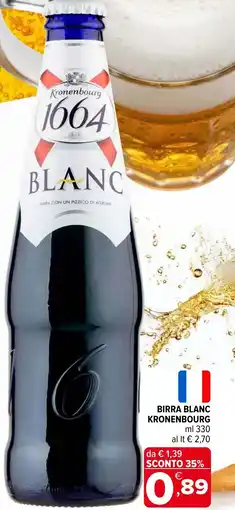 Iperal Birra BLANC KRONENBOURG offerta