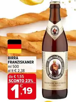 Iperal Birra FRANZISKANER offerta