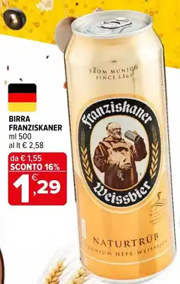 Iperal Birra FRANZISKANER offerta