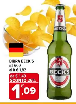 Iperal Birra BECK'S offerta