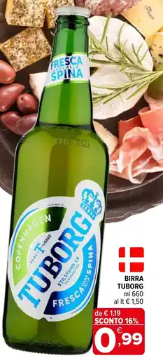Iperal Birra TUBORG offerta