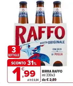 Iperal Birra RAFFO offerta