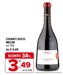 Iperal Chianti docg MELINI offerta