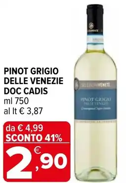 Iperal Pinot grigio delle venezie doc CADIS offerta