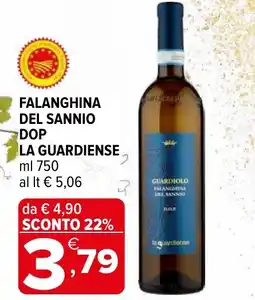 Iperal Falanghina del sannio dop LA GUARDIENSE offerta