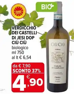 Iperal Verdicchio dei castelli di jesi dop CIÙ CIÙ offerta