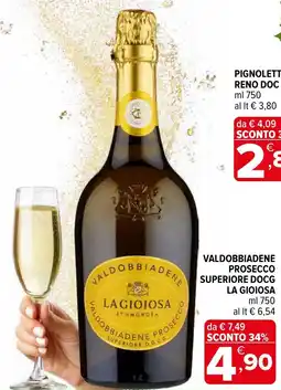 Iperal Valdobbiadene prosecco superiore docg LA GIOIOSA offerta