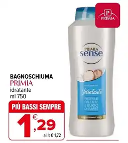 Iperal Bagnoschiuma PRIMIA idratante offerta