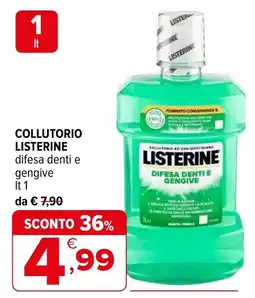 Iperal Collutorio LISTERINE offerta
