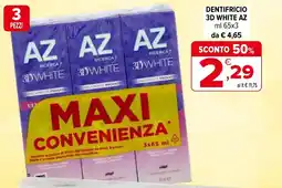 Iperal Dentifricio 3d white AZ offerta