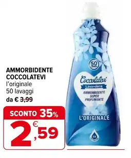 Iperal Ammorbidente COCCOLATEVI l'originale offerta