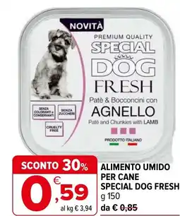 Iperal Alimento umido per cane special dog fresh NOVITÀ offerta