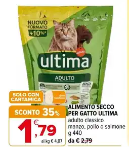 Iperal Alimento secco per gatto ULTIMA offerta