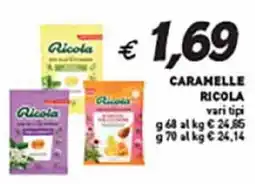 Coal CARAMELLE RICOLA vari tipi offerta