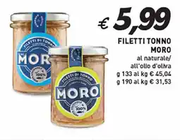 Coal FILETTI TONNO MORO al naturale/ all'olio d'oliva offerta