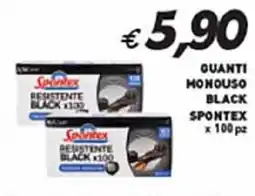 Coal Quanti monouso black SPONTEX x 100 pz offerta