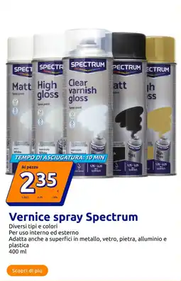Action Vernice spray Spectrum offerta