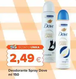 Oasi Deodorante Spray Dove offerta