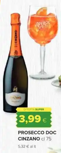 Oasi Prosecco doc cinzano offerta