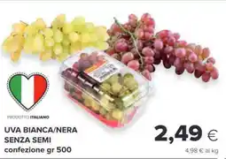 Oasi Uva bianca/nera senza semi offerta