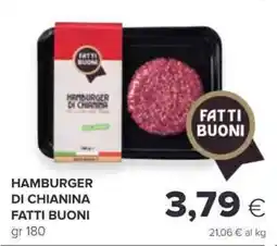 Oasi Hamburger di chianina fatti buoni offerta