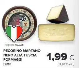 Oasi Pecorino martano nero alta tuscia formaggi offerta