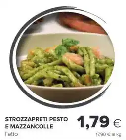 Oasi Strozzapreti pesto e mazzancolle offerta