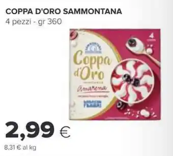 Oasi Coppa d'oro SAMMONTANA offerta