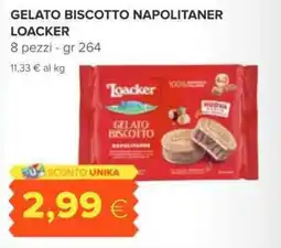 Oasi Gelato biscotto napolitaner LOACKER offerta