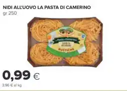 Oasi Nidi all'uovo LA PASTA DI CAMERINO offerta