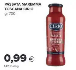 Oasi Passata maremma toscana CIRIO offerta