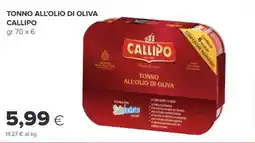 Oasi Tonno all'olio di oliva CALLIPO offerta