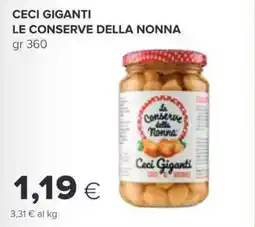 Oasi Ceci giganti LE CONSERVE DELLA NONNA offerta