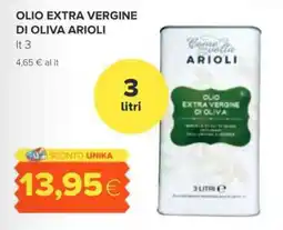 Oasi Olio extra vergine di oliva ARIOLI offerta