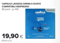 Oasi Capsule lavazza crema e gusto compatibili nespresso offerta