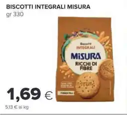 Oasi Biscotti integrali MISURA offerta
